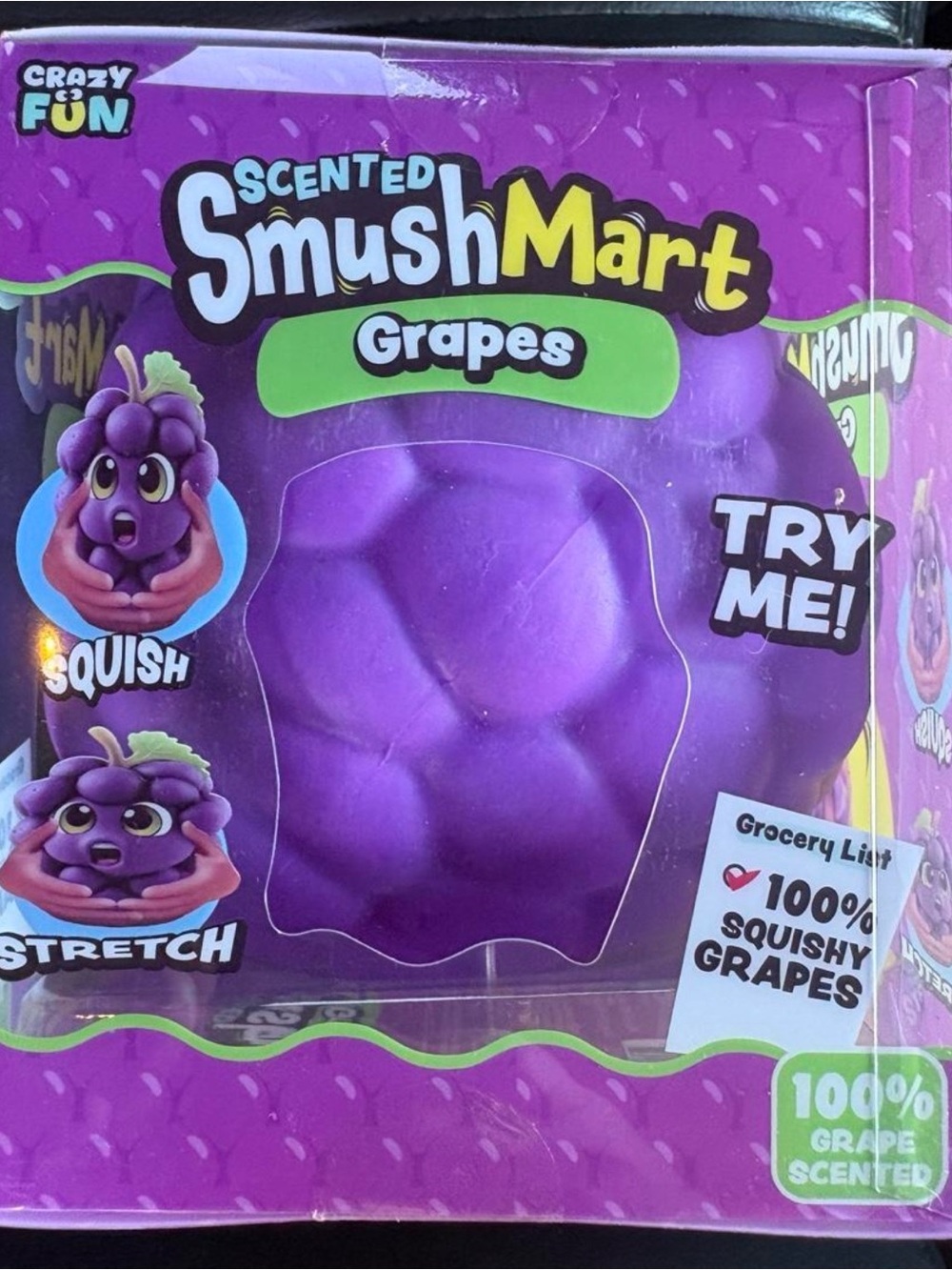 Scented SmushMart Grapes Kids Toy - Purple